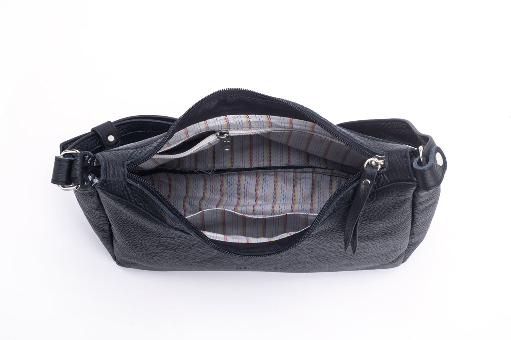 Luna Bag Black leather