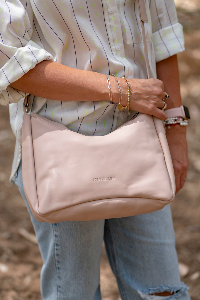 Luna Bag blush leather