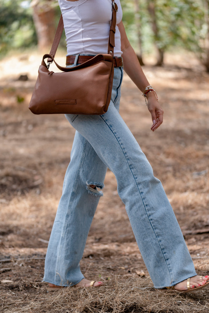 Venus bag camel leather