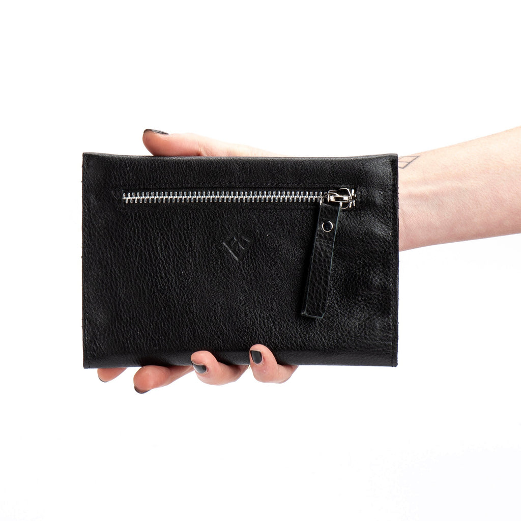 Classic wallet black leather