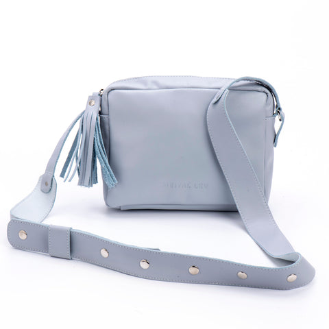 MIMI Small shoulder bag green Leather