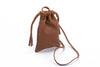 Phone bag camel leather