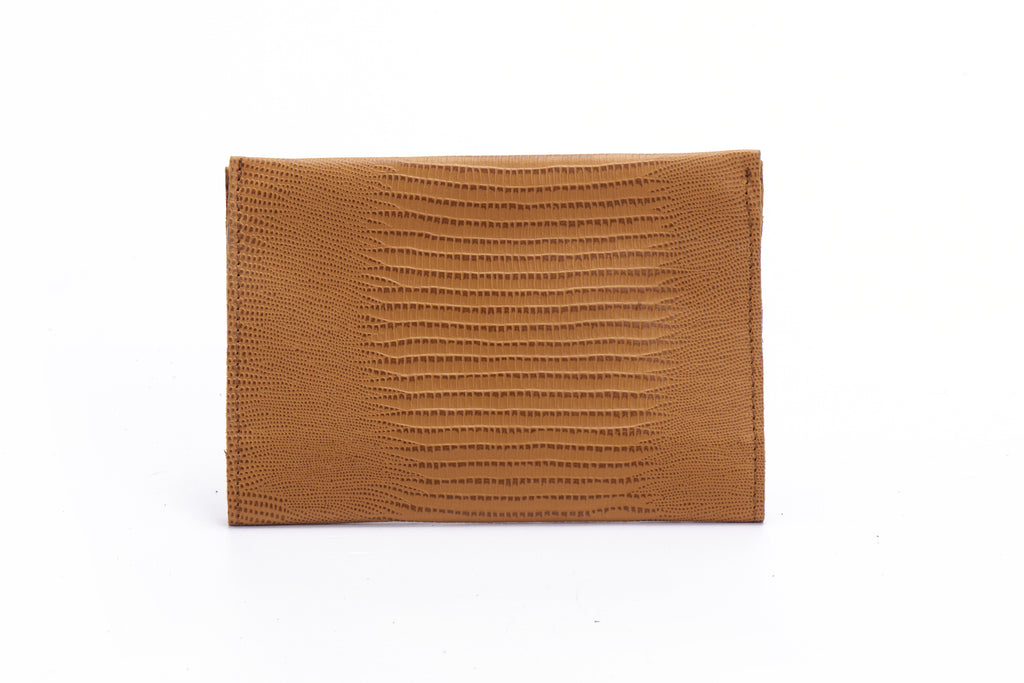 Classic wallet camel leather