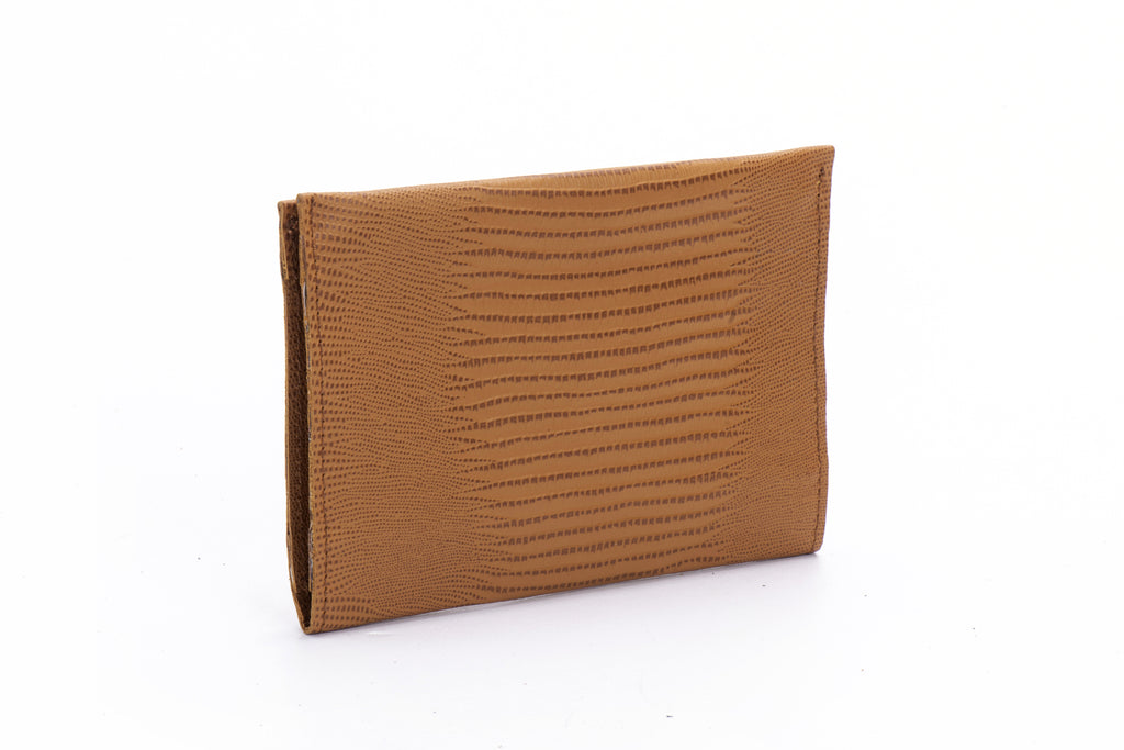 Classic wallet camel leather