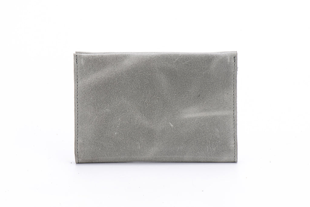 Classic wallet Grey leather