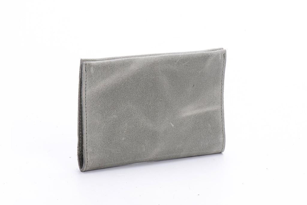 Classic wallet Grey leather