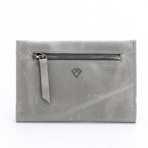 Classic wallet textured black leather