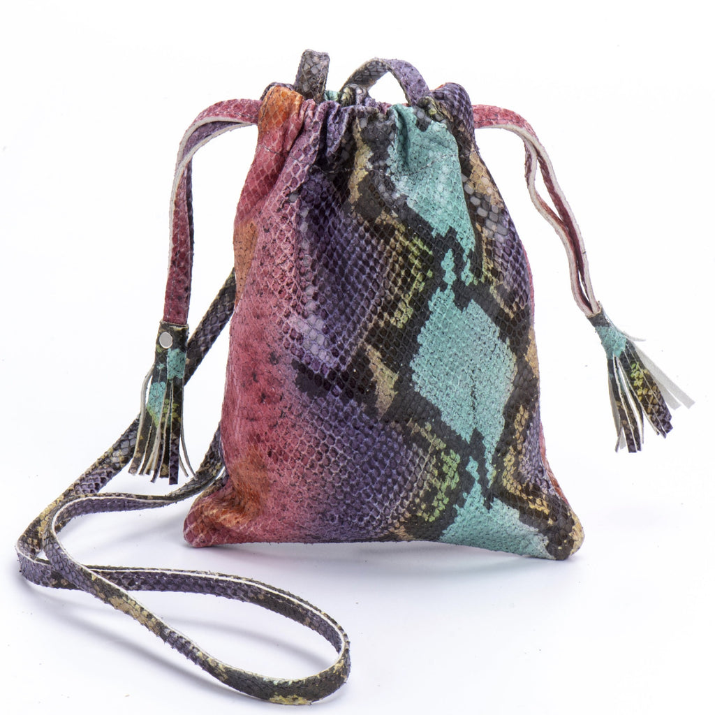 Phone bag snake leather