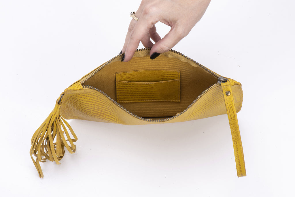 Large Case yellow leather