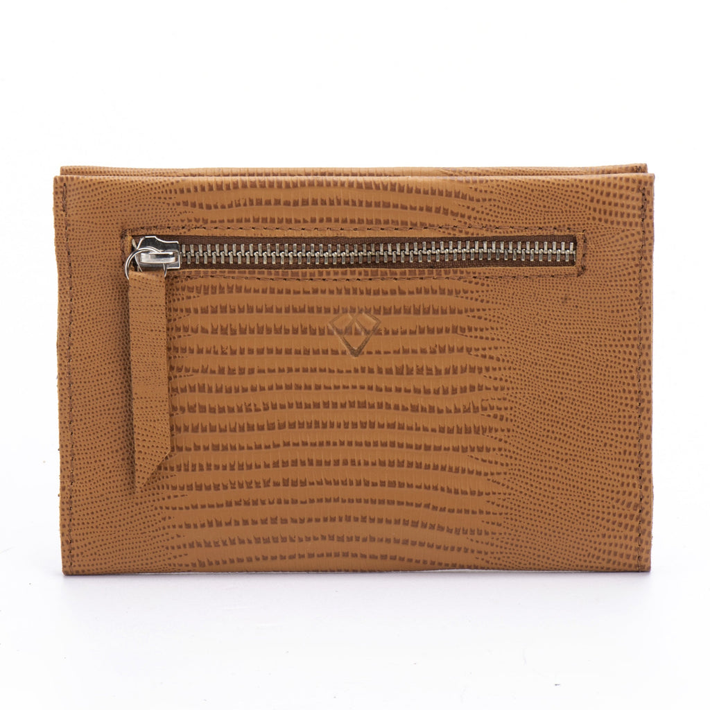 Classic wallet camel leather