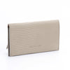 Classic wallet Cream Textured leather